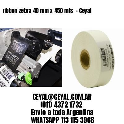 ribbon zebra 40 mm x 450 mts  – Ceyal