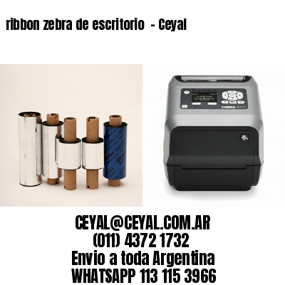 ribbon zebra de escritorio  – Ceyal