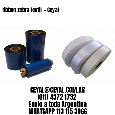 ribbon zebra textil  – Ceyal