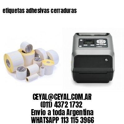 etiquetas adhesivas cerraduras
