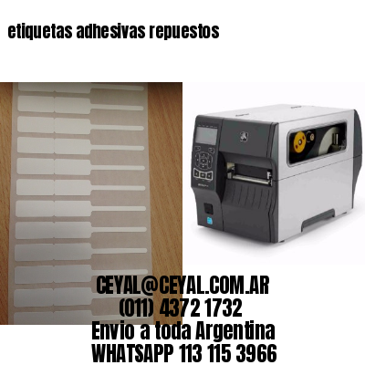 etiquetas adhesivas repuestos