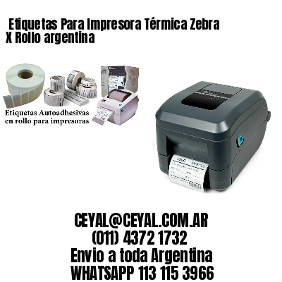  Etiquetas Para Impresora Térmica Zebra X Rollo argentina