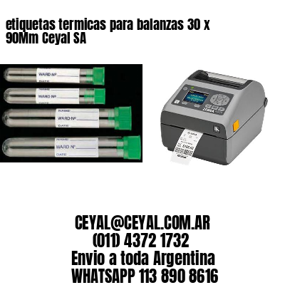 etiquetas termicas para balanzas 30 x 90Mm Ceyal SA