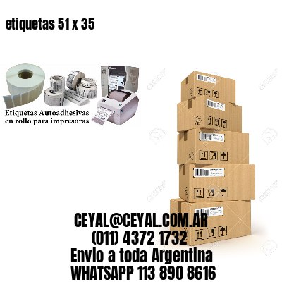 etiquetas 51 x 35