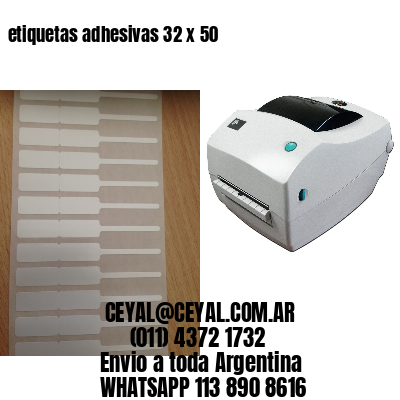etiquetas adhesivas 32 x 50