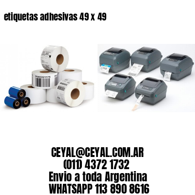 etiquetas adhesivas 49 x 49