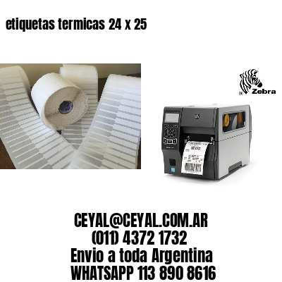 etiquetas termicas 24 x 25