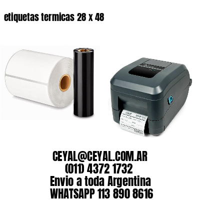 etiquetas termicas 28 x 48