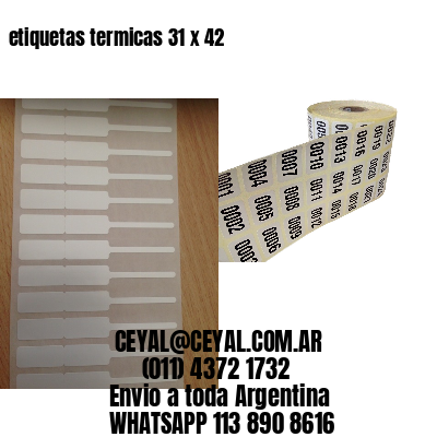 etiquetas termicas 31 x 42