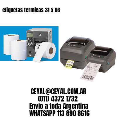etiquetas termicas 31 x 66