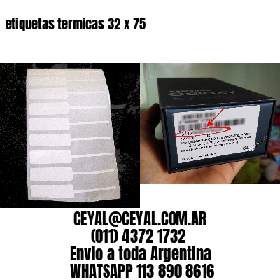etiquetas termicas 32 x 75