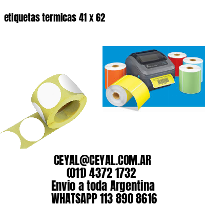 etiquetas termicas 41 x 62