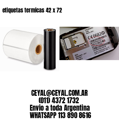 etiquetas termicas 42 x 72