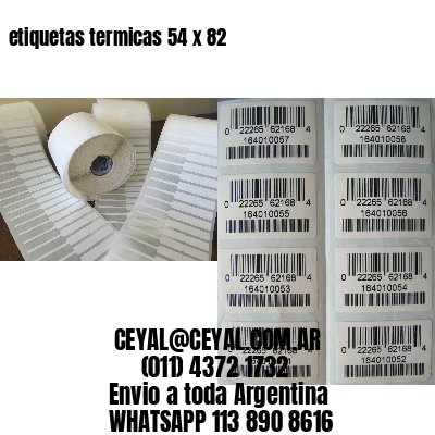 etiquetas termicas 54 x 82