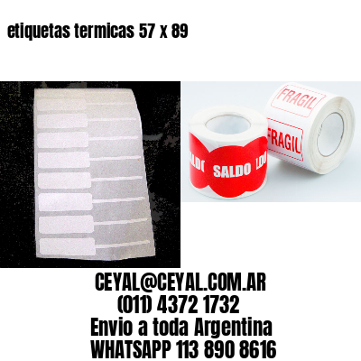 etiquetas termicas 57 x 89