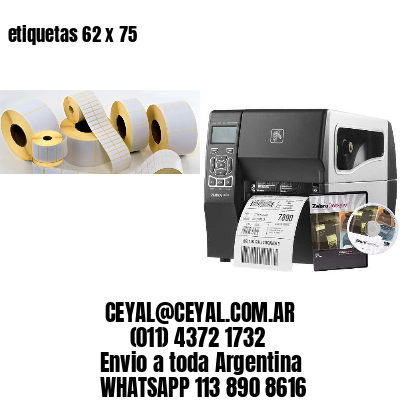 etiquetas 62 x 75
