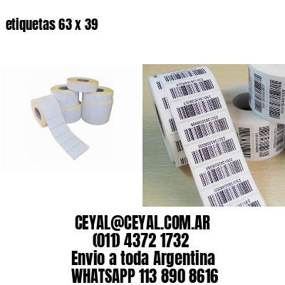 etiquetas 63 x 39