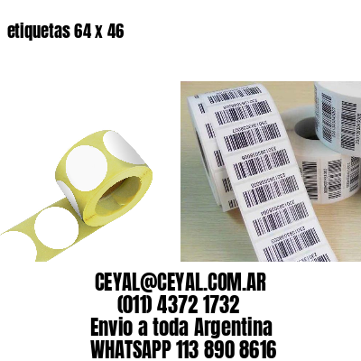 etiquetas 64 x 46