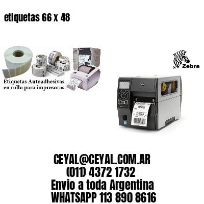 etiquetas 66 x 48