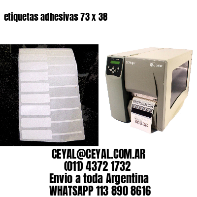 etiquetas adhesivas 73 x 38