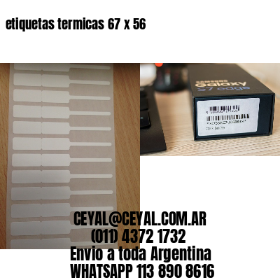 etiquetas termicas 67 x 56