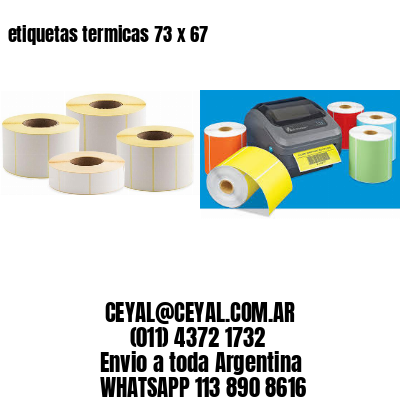etiquetas termicas 73 x 67