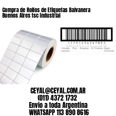 Compra de Rollos de Etiquetas Balvanera  Buenos Aires tsc industrial