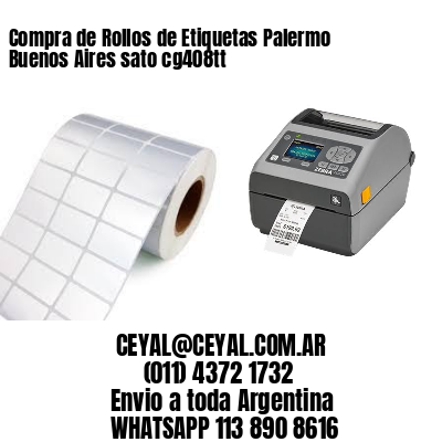 Compra de Rollos de Etiquetas Palermo  Buenos Aires sato cg408tt