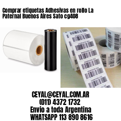 Comprar etiquetas Adhesivas en rollo La Paternal Buenos Aires Sato cg408