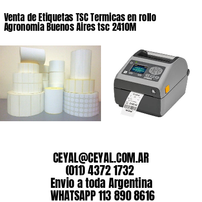 Venta de Etiquetas TSC Termicas en rollo Agronomia Buenos Aires tsc 2410M