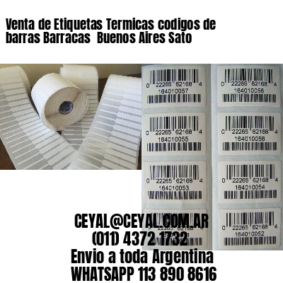 Venta de Etiquetas Termicas codigos de barras Barracas  Buenos Aires Sato