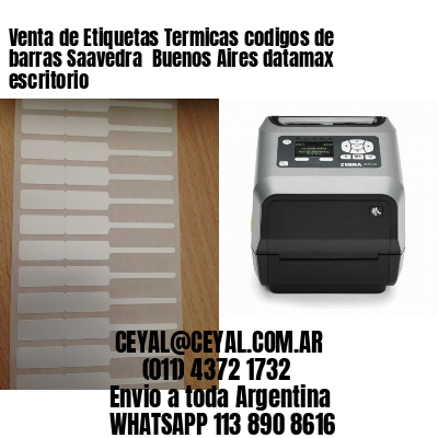 Venta de Etiquetas Termicas codigos de barras Saavedra  Buenos Aires datamax escritorio