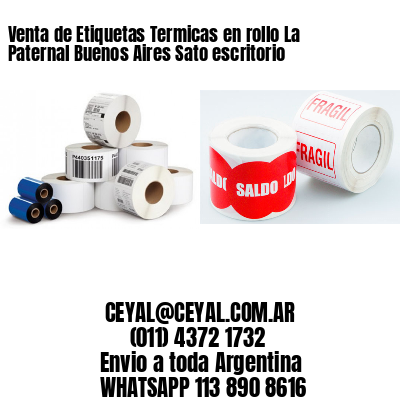 Venta de Etiquetas Termicas en rollo La Paternal Buenos Aires Sato escritorio