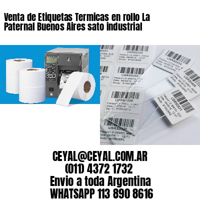 Venta de Etiquetas Termicas en rollo La Paternal Buenos Aires sato industrial