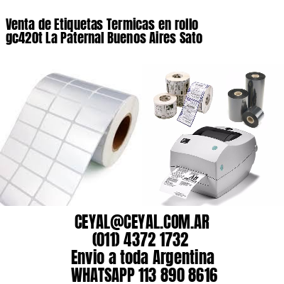 Venta de Etiquetas Termicas en rollo gc420t La Paternal Buenos Aires Sato