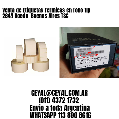 Venta de Etiquetas Termicas en rollo tlp 2844 Boedo  Buenos Aires TSC