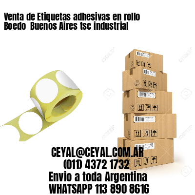 Venta de Etiquetas adhesivas en rollo Boedo  Buenos Aires tsc industrial