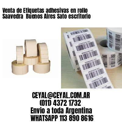 Venta de Etiquetas adhesivas en rollo Saavedra  Buenos Aires Sato escritorio