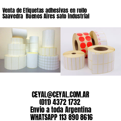 Venta de Etiquetas adhesivas en rollo Saavedra  Buenos Aires sato industrial