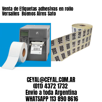 Venta de Etiquetas adhesivas en rollo Versalles  Buenos Aires Sato