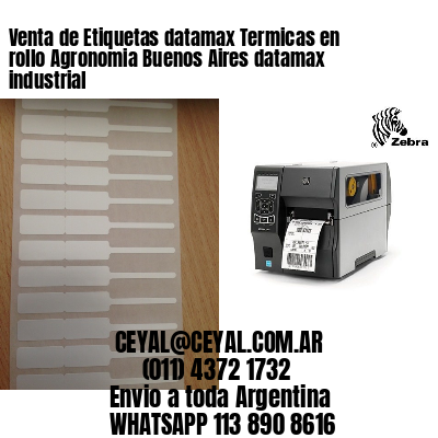 Venta de Etiquetas datamax Termicas en rollo Agronomia Buenos Aires datamax industrial