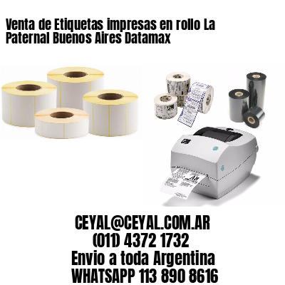 Venta de Etiquetas impresas en rollo La Paternal Buenos Aires Datamax