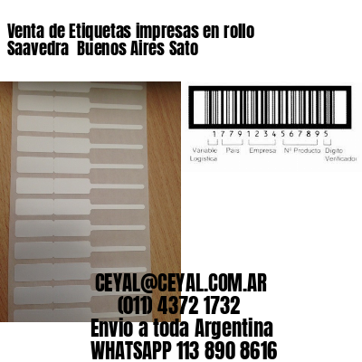 Venta de Etiquetas impresas en rollo Saavedra  Buenos Aires Sato