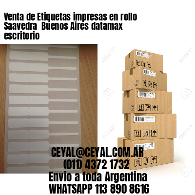 Venta de Etiquetas impresas en rollo Saavedra  Buenos Aires datamax escritorio