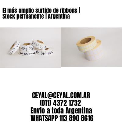 El más amplio surtido de ribbons | Stock permanente | Argentina