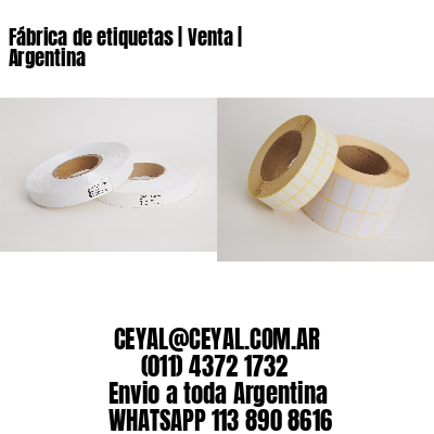 Fábrica de etiquetas | Venta | Argentina