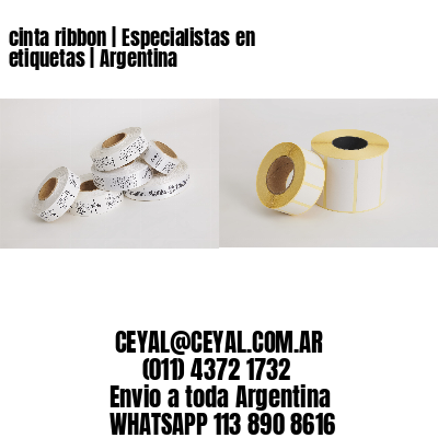 cinta ribbon | Especialistas en etiquetas | Argentina