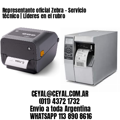 Representante oficial Zebra – Servicio técnico | Líderes en el rubro