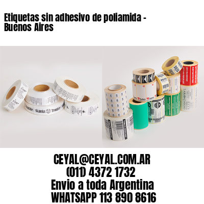 Etiquetas sin adhesivo de poliamida – Buenos Aires