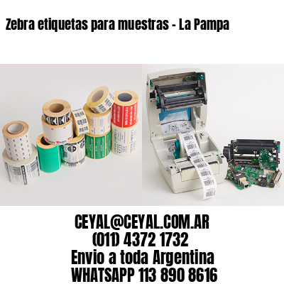 Zebra etiquetas para muestras – La Pampa